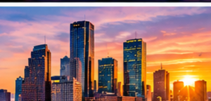 Houston skyline — Executive Black Car