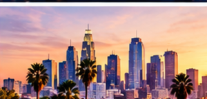 Los Angeles skyline — Executive Black Car